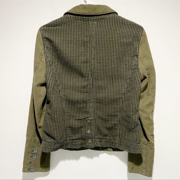 Anthropologie Hei Hei Olive Green Adelaide Jacket Size 8 and Size 2 - Picture 9 of 14